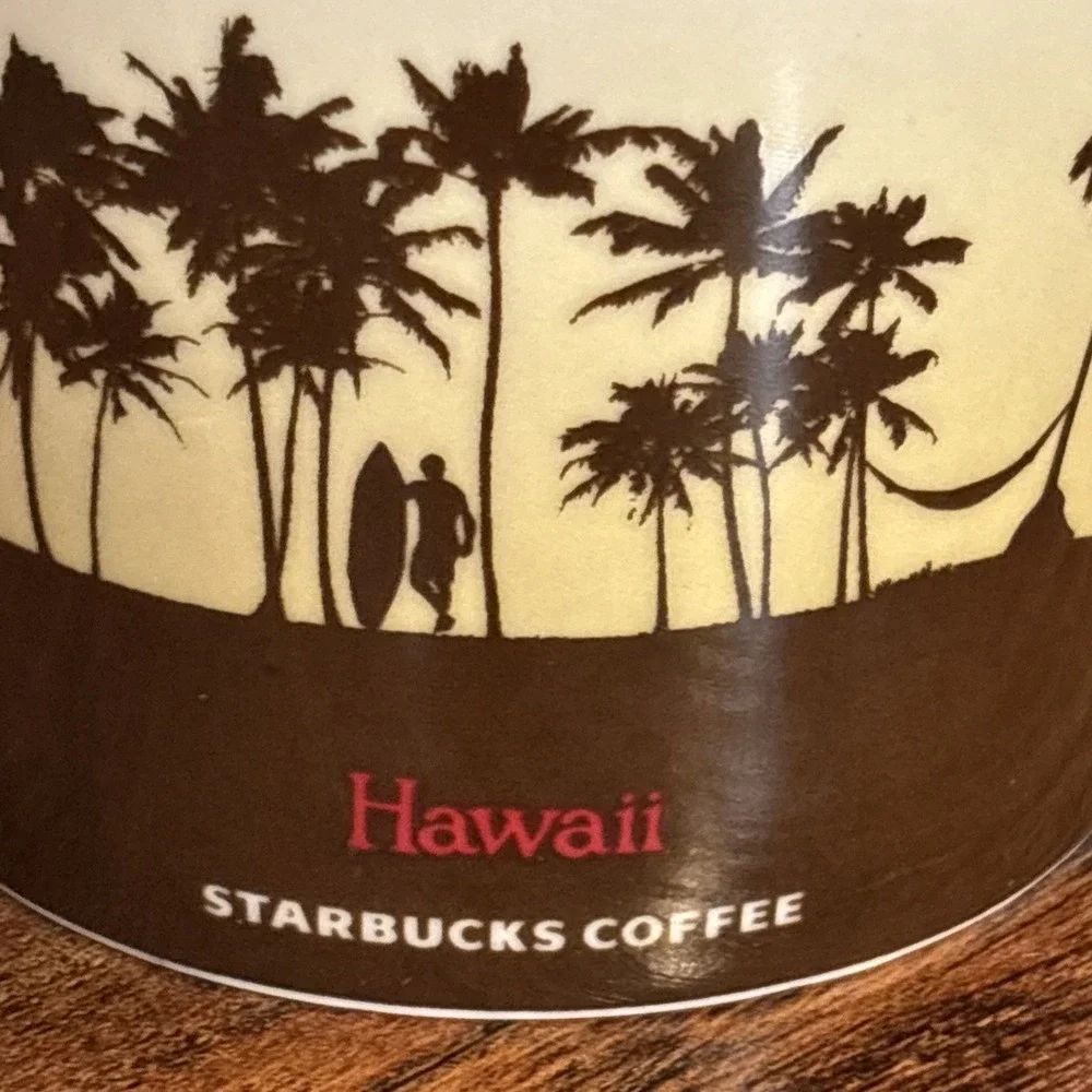 Starbucks Coffee Tea Mug Hawaii Collector Series 2011 Global 16oz Mint Condition